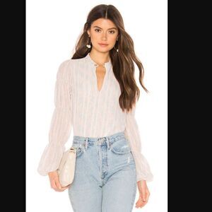 NWT Revolve x Tularosa Lenara Top in Ivory | size XS